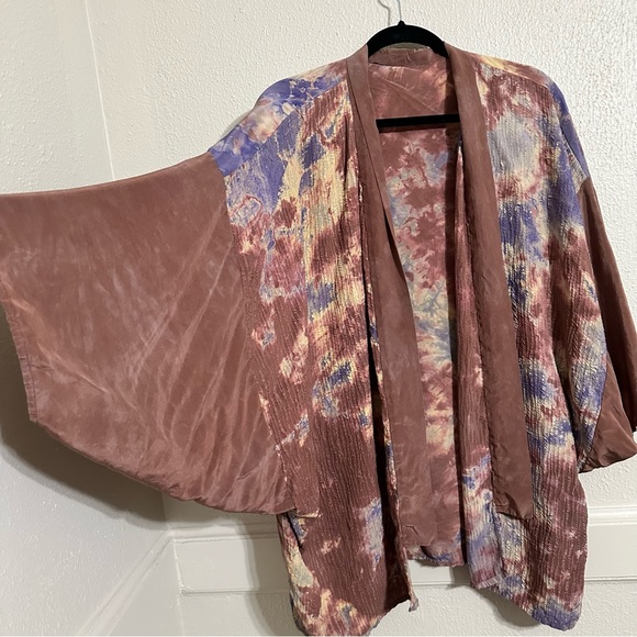 Cover Up Boho Cardigan Dolman Sleeve Kimono - Picture 5 of 5